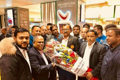 কেন্দ্রীয় স্বেচ্ছাসেবক লীগের সভাপতিকে ইতালিতে অভ্যার্থনা