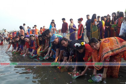 বৈসাবি আনন্দে উৎসবমুখর পাহাড়