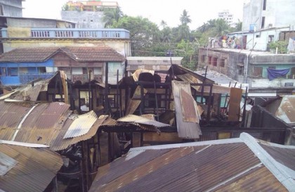 বরিশালের বাজার রোডে অগ্নিকাণ্ড