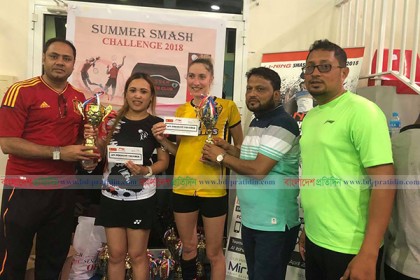 আবুধাবিতে নাসের স্পোর্ট ক্লাবের ব্যাডমিন্টন টুর্নামেন্ট অনুষ্ঠিত