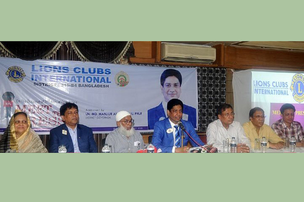 ৯ মাসে ১৮০ ক্যাম্পে ৩৬ হাজার রোগীর সেবা দিয়েছে লায়ন্স ক্লাব  


