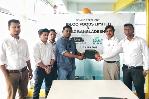 দারাজ ও ইগলুর মধ্যে চুক্তি স্বাক্ষরিত