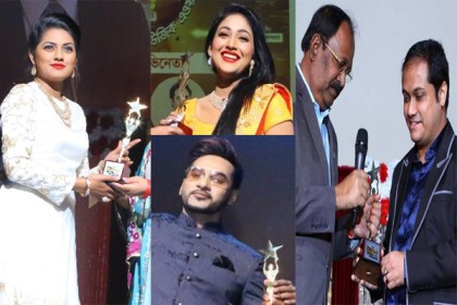 নিউইয়র্কে 'ঢালিউড অ্যাওয়ার্ড' পেলেন তিশা-সজল