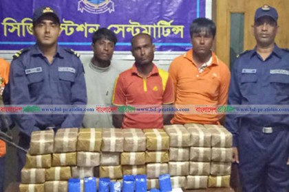 সেন্টমার্টিনে সাড়ে ৩ লাখ ইয়াবাসহ আটক ৪, ট্রলার জব্দ
