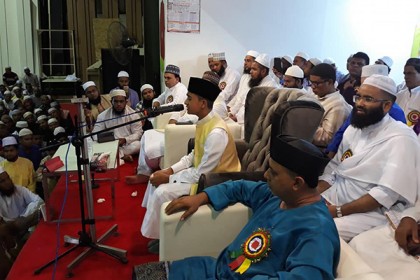 মালয়েশিয়ায় বাইতুল ফালাহ মসজিদের মাহফিল সম্পন্ন 
