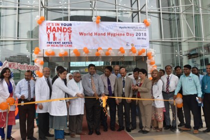 এ্যাপোলো হসপিটালস ঢাকায় 'World Hand Hygiene Day' উদযাপন