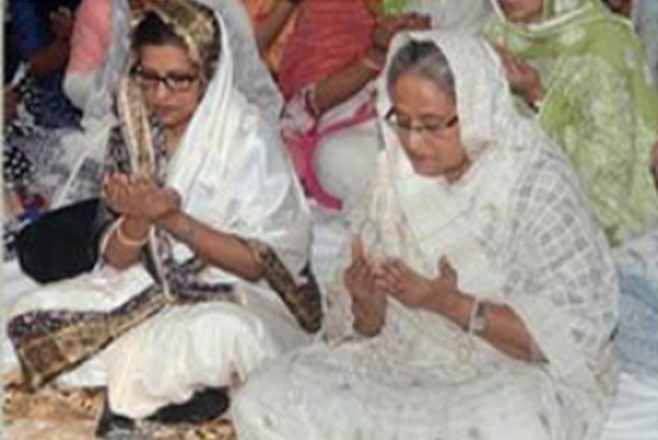 ওয়াজেদ মিয়ার মৃত্যুবার্ষিকীর মিলাদে প্রধানমন্ত্রী