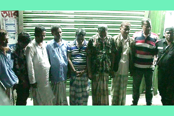 লক্ষ্মীপুরে সাত মাদকসেবীর কারাদণ্ড