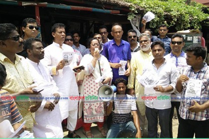 খুলনায় বিএনপির প্রচারণায় বরিশালের নেতারা