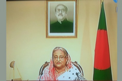 'আজ আমরা মহাকাশে বাংলাদেশের পতাকা উত্তোলন করছি'