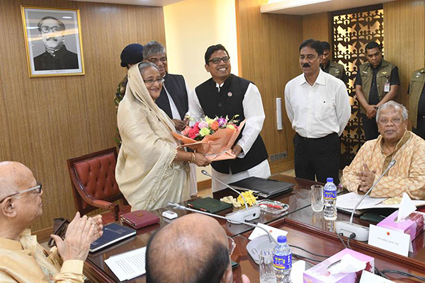 বঙ্গবন্ধু স্যাটেলাইটের সফল উৎক্ষেপণে প্রধানমন্ত্রীকে মন্ত্রিসভার অভিনন্দন