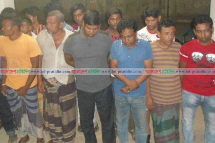 নাটোরে ২ যুবলীগ নেতাসহ ১৬ মাদকসেবীর কারাদণ্ড 