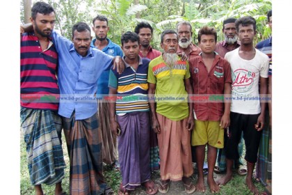কোষ্টগার্ডের টহলে মুক্তি পেলেন ১৩ জেলে