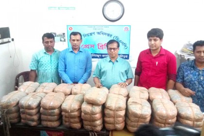 গাজীপুরে ৯১ কেজি গাঁজাসহ আটক ১