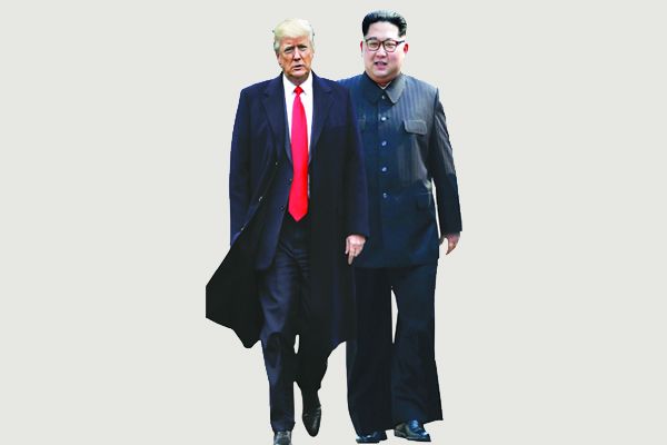 ট্রাম্প এন্ড কিম কাহিনী