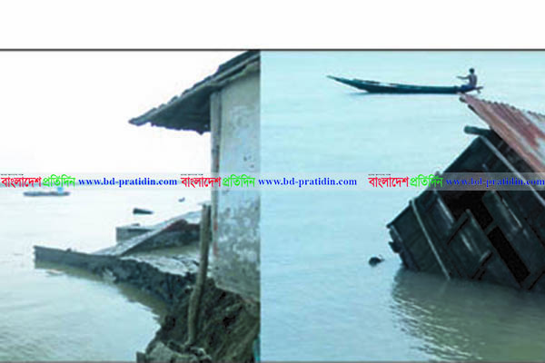 খুলনায় নতুন করে ভাঙছে বেড়িবাঁধ 
