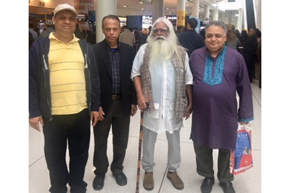 নিউইয়র্কে সিরাজুল আলম খান 