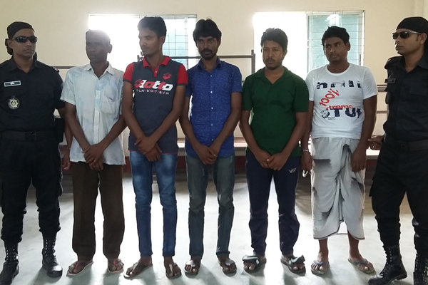 নাটোরে পাঁচ মাদকসেবীর কারাদণ্ড