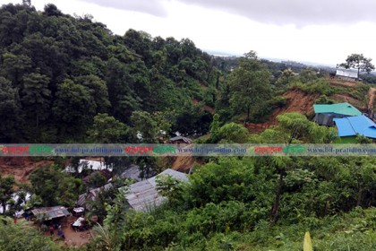 রাঙামাটিতে আবারও পাহাড় ধসের শঙ্কা 