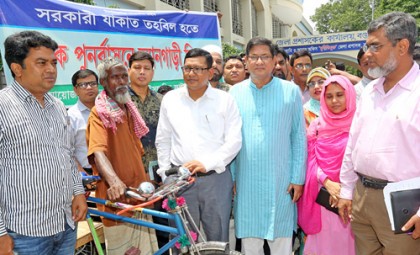 বগুড়ায় ৬ শতাধিক ভিক্ষুককে পুনর্বাসন