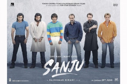 'সাঞ্জু'র ট্রেইলার প্রকাশ, রণবীরের চমক (ভিডিও)