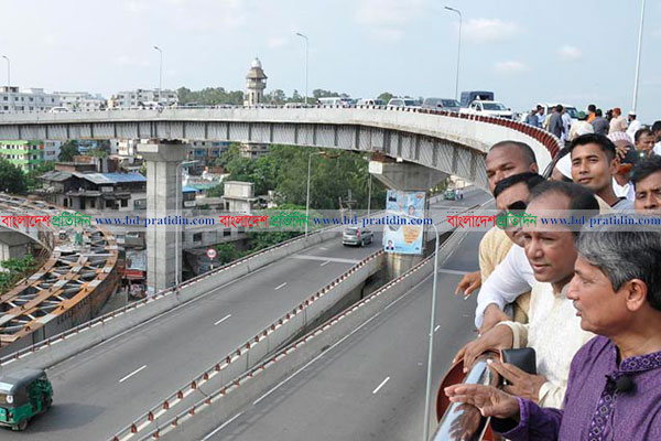 চট্টগ্রামে খুলে দেওয়া হল ফ্লাইওভারের লুপ