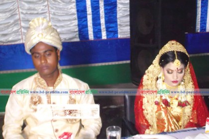ঠাকুরগাঁওয়ে জাকজমকপূর্ণ পরিবেশে এতিম যুগলের বিবাহ সম্পন্ন