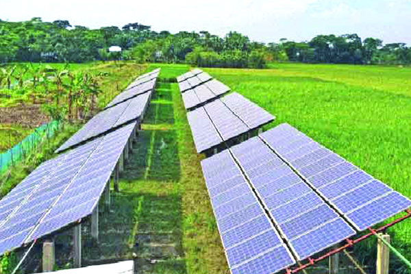 গ্রামাঞ্চল আলোকিত সৌরবিদ্যুতে
