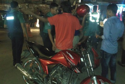 রাজধানীর মধুবাগে মাদক বিরোধী অভিযান
