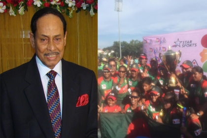 নারী ক্রিকেট দলকে এরশাদের অভিনন্দন