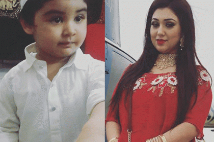 ছেলেকে নিয়ে ঈদের শুভেচ্ছা জানালেন অপু বিশ্বাস
