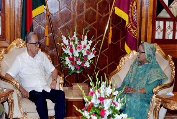 রাষ্ট্রপতির সঙ্গে প্রধানমন্ত্রীর সৌজন্য সাক্ষাৎ