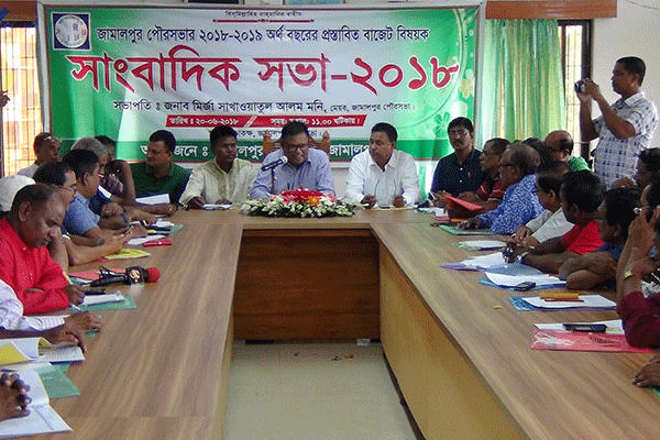 জামালপুর পৌরসভায় ১৬৮ কোটি টাকার বাজেট