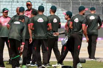 উইন্ডিজে টাইগারদের অনুশীলন, ছিলেন না সাকিব