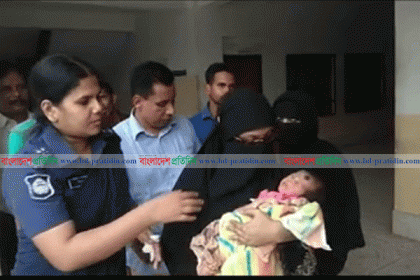 ঠাকুরগাঁওয়ে কুড়িয়ে পাওয়া শিশুর দায়িত্ব পেল নিঃসন্তান দম্পতি