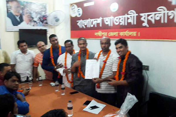 রামগতি উপজেলা ও পৌর যুবলীগের নতুন কমিটি 