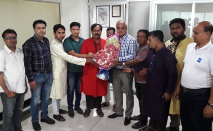 বাংলাদেশ প্রতিদিন সম্পাদকের সঙ্গে কুমিল্লা সাংবাদিক ফোরামের সৌজন্য সাক্ষাৎ