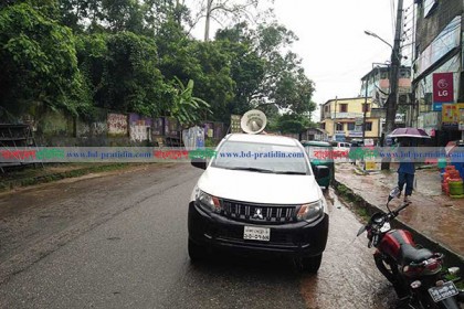 পাহাড়ে বৃষ্টিতে সতর্কতামূলক মাইকিং
