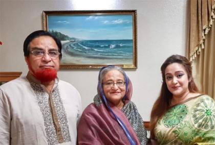 প্রধানমন্ত্রীর সঙ্গে এমপি বাহারের সৌজন্য সাক্ষাৎ