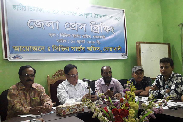 নোয়াখালীতে ‘এ’ প্লাস ক্যাপসুল পাচ্ছে ৫ লাখ ২২ হাজার ৯১৬ শিশু