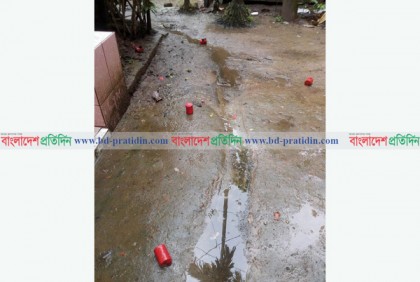 সেনবাগে ছাত্রলীগ সভাপতির বাড়িতে ককটেল নিক্ষেপ