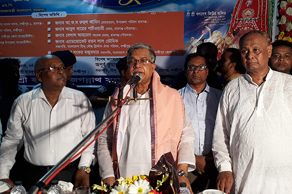 ধর্ম নিরপেক্ষতা ফিরিয়ে সম-অধিকারের পথে সরকার : নারায়ন চন্দ্র 
