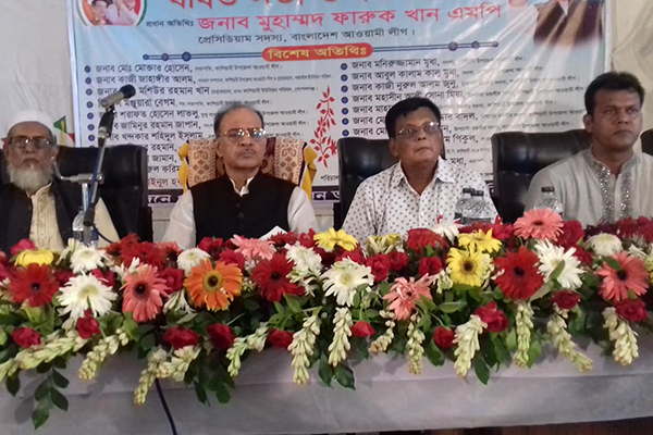 সন্ত্রাস, জঙ্গিবাদের স্থান বাংলাদেশের মাটিতে হবে না : ফারুক খান 