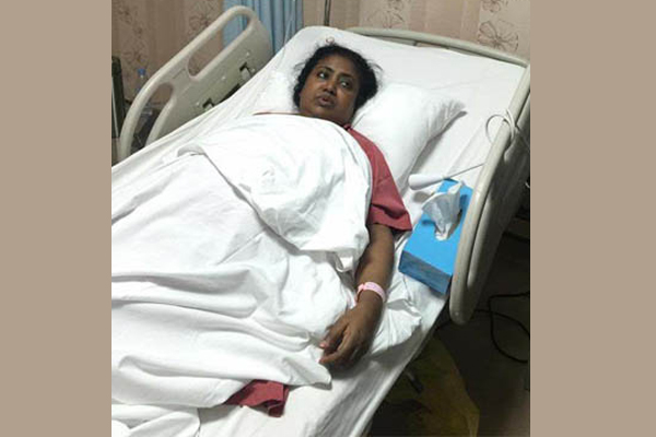 হাসপাতালে বেবী নাজনীন 