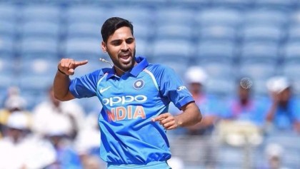 অনুশীলনে 'নো বল' করে ট্রোলড হলেন ভুবেনেশ্বর 