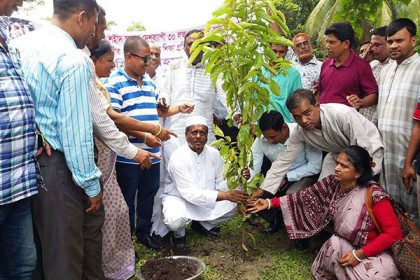 কোটালীপাড়ায় বৃক্ষরোপণ কর্মসূচির উদ্বোধন
