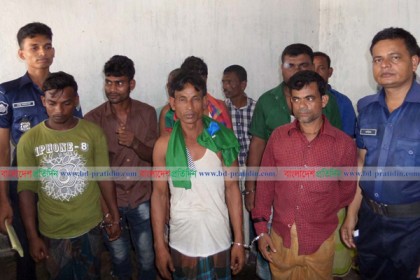 বিশ্বনাথে পুলিশের অভিযানে আটক ১০ 