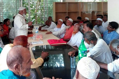 ফুলপুরে ৬ দফা দাবিতে মুক্তিযোদ্ধাদের সমাবেশ