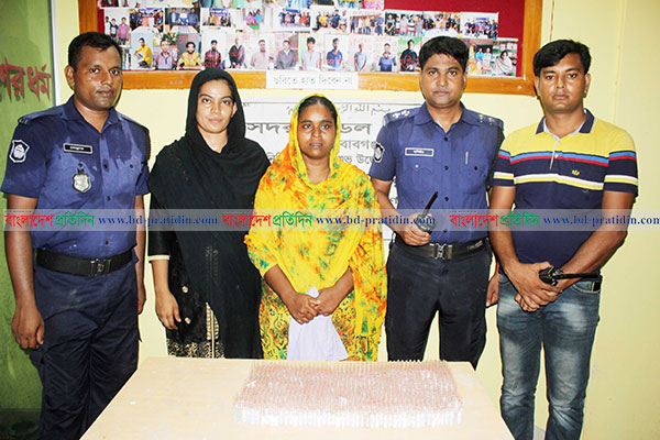 চাঁপাইনবাবগঞ্জে ৯৪০ পিস প্যাথেড্রিন ইনজেকশনসহ এক নারী আটক