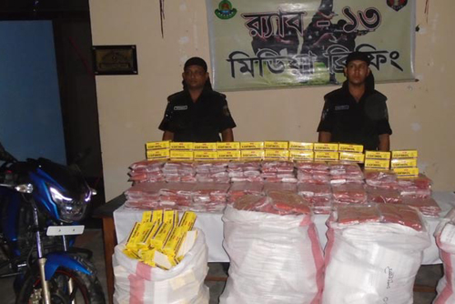 গাইবান্ধায় বিপুল পরিমাণ আমদানি নিষিদ্ধ ভারতীয় ট্যাবলেট উদ্ধার